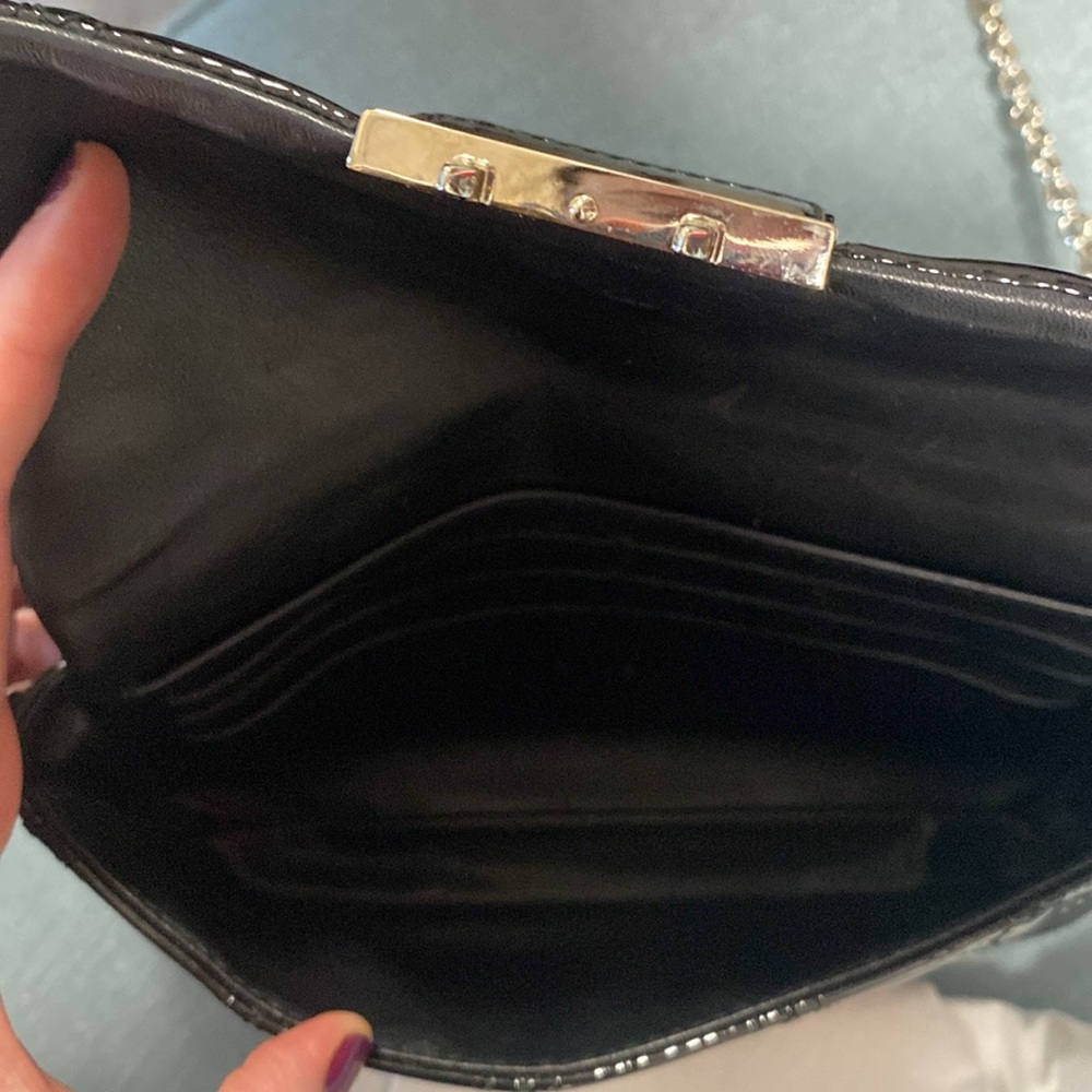 Christian Dior Authentic Small Cannage Miss Dior Patent Leather Black Crossbody - Picture 5 of 9